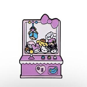 Sanrio Pink Claw Machine Enamel Pin